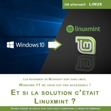 Et si l'alternative aux injonctions de Microsoft c'était Linux Mint !